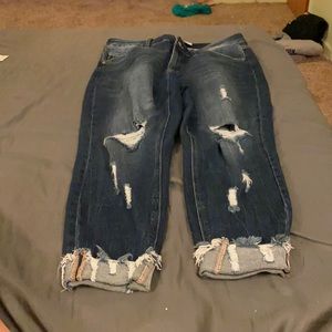 Cropped kan can denim jeans